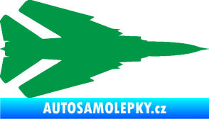 Samolepka Stíhací letoun 007 pravá MIG zelená