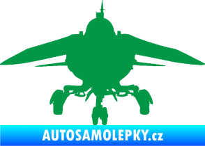 Samolepka Stíhací letoun 008  MIG zelená