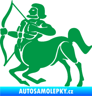 Samolepka Střelec 004 levá zelená