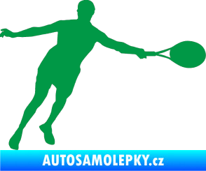 Samolepka Tenista 009 pravá zelená