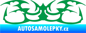 Samolepka Tetování 044 zelená