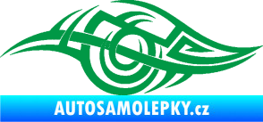 Samolepka Tetování 208 levá zelená