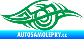 Samolepka Tetování 208 pravá zelená