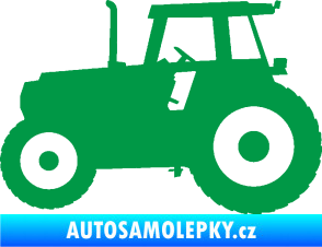 Samolepka Traktor 001 levá zelená
