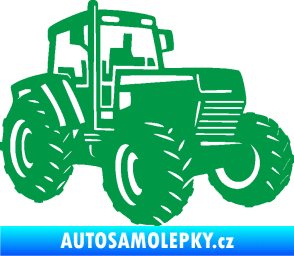Samolepka Traktor 002 pravá Zetor zelená