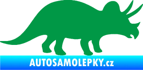 Samolepka Triceratops 001 pravá zelená