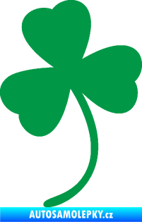 Samolepka Trojlístek 002 levá zelená