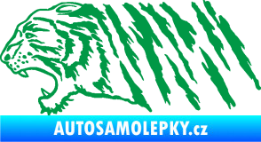 Samolepka Tygr 004 levá zelená