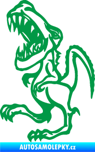 Samolepka Tyrannosaurus rex 002 levá  zelená