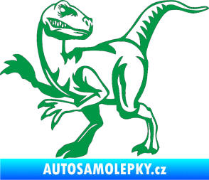Samolepka Tyrannosaurus Rex 003 levá zelená