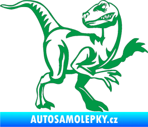 Samolepka Tyrannosaurus Rex 003 pravá zelená