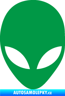 Samolepka UFO 002 zelená
