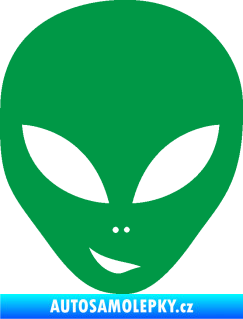 Samolepka UFO 003 levá zelená