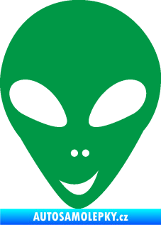 Samolepka UFO 004 levá zelená