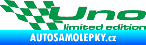 Samolepka Uno limited edition levá zelená