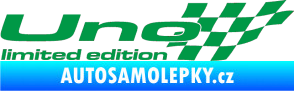 Samolepka Uno limited edition pravá zelená
