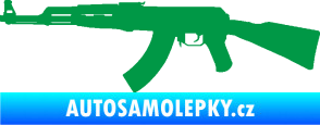 Samolepka Útočná puška AK 47 levá zelená