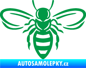 Samolepka Včela 002 zelená