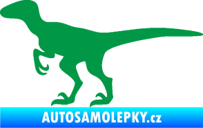 Samolepka Velociraptor 001 levá zelená