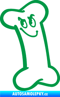 Samolepka Veselá kostička 001 levá zelená