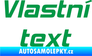 Samolepka Vlastní text - Hemi Head zelená