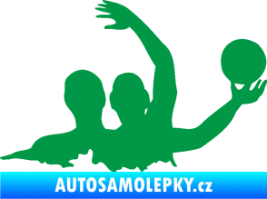 Samolepka Vodní pólo 001 pravá zelená