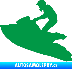 Samolepka Vodní skútr 001 levá zelená