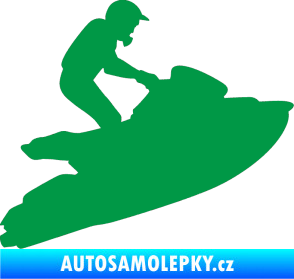 Samolepka Vodní skútr 001 pravá zelená