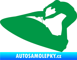 Samolepka Vodní skútr 002 levá zelená