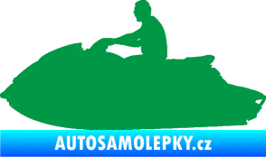 Samolepka Vodní skútr 003 levá zelená
