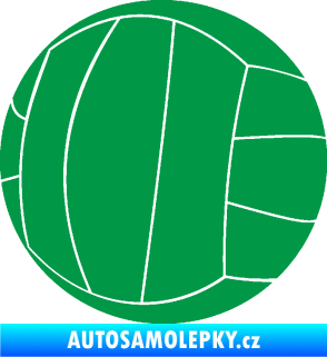 Samolepka Volejbalový míč 003 zelená