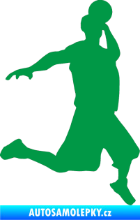 Samolepka Voleybal 005 pravá zelená