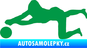 Samolepka Voleybal 008 levá zelená
