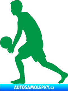 Samolepka Voleybal 014 levá zelená