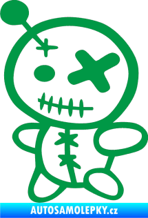 Samolepka Voodoo panenka 001 levá zelená