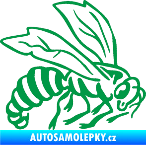 Samolepka Vosa 003 pravá zelená