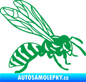Samolepka Vosa 006 pravá zelená