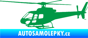 Samolepka Vrtulník 002 levá helikoptéra zelená