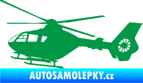 Samolepka Vrtulník 006 levá helikoptéra zelená