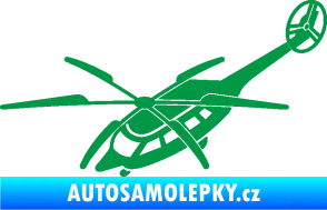 Samolepka Vrtulník 011 levá helikoptéra zelená