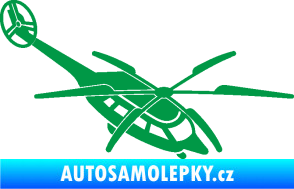 Samolepka Vrtulník 011 pravá helikoptéra zelená