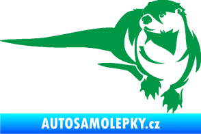 Samolepka Vydra 001 levá zelená