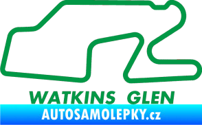 Samolepka Okruh Watkins Glen International zelená