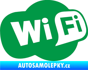 Samolepka Wifi 002 zelená
