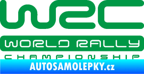 Samolepka WRC -  World Rally Championship zelená