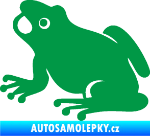 Samolepka Žába 007 levá zelená