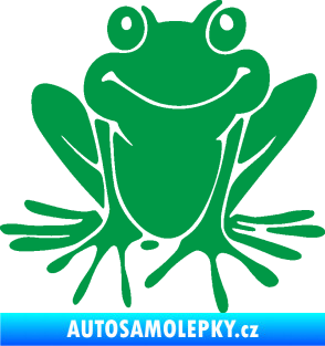 Samolepka Žába 008 pravá zelená