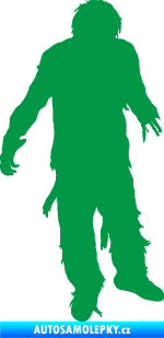 Samolepka Zombie 001 pravá zelená