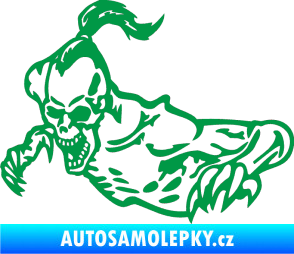 Samolepka Zombík levá zelená