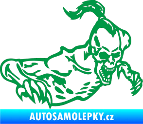 Samolepka Zombík pravá zelená